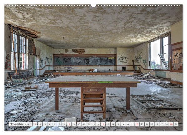 Produktbild: Detroit - Modern Ruins (hochwertiger Premium Wandkalender 2026 DIN A2 quer), Kunstdruck in Hochglanz