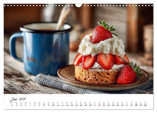 Produktbild: Klassiker aus Omas K&uuml;che - Zw&ouml;lf Kuchen mit Nostalgie-Gef&uuml;hl (Wandkalender 2027 DIN A3 quer), CALVENDO Monatskalender