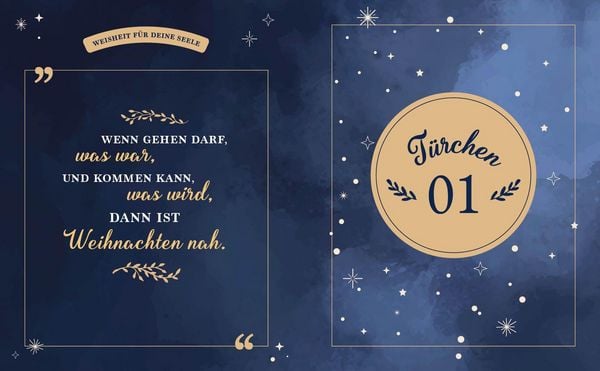 Produktbild: Mein Adventskalender-Buch: Weihnachtsrituale f&uuml;r die Seele