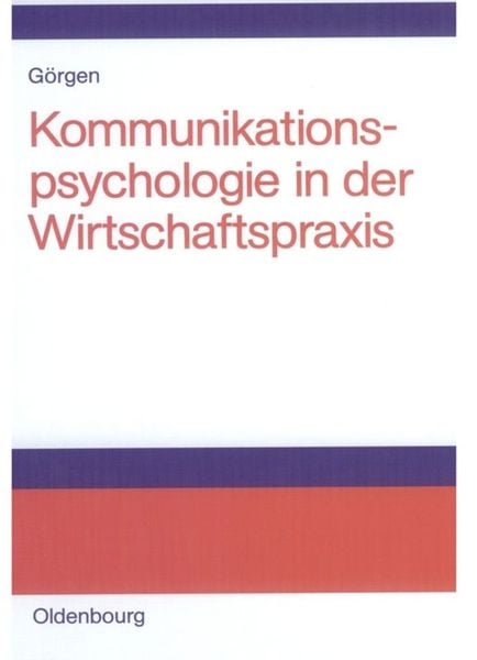 Produktbild: Kommunikationspsychologie in der Wirtschaftspraxis