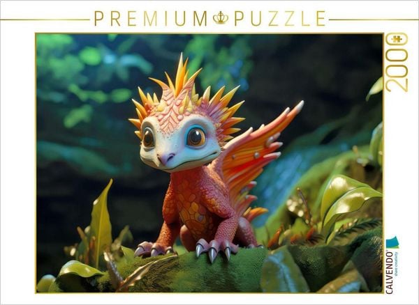 Produktbild: CALVENDO Puzzle Spielzeugdrache | 2000 Teile Lege-Gr&ouml;&szlig;e 90x67cm Foto-Puzzle f&uuml;r gl&uuml;ckliche Stunden