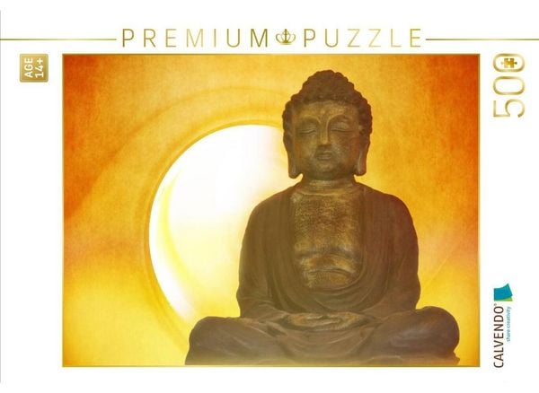 CALVENDO Puzzle Buddha in aller Stille | 500 Teile Lege-Größe 48 × 36 cm Foto-Puzzle für Erwachsene