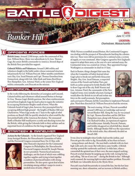 Produktbild: Battle Digest: Bunker Hill