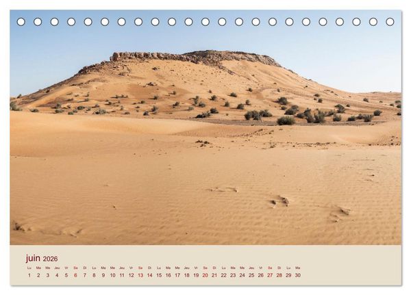Produktbild: Entre pierres et sable (Calendrier de bureau 2026 DIN A5 vertical), CALVENDO calendrier mensuel