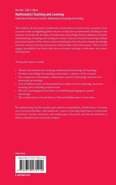 Produktbild: Mathematics Teaching and Learning