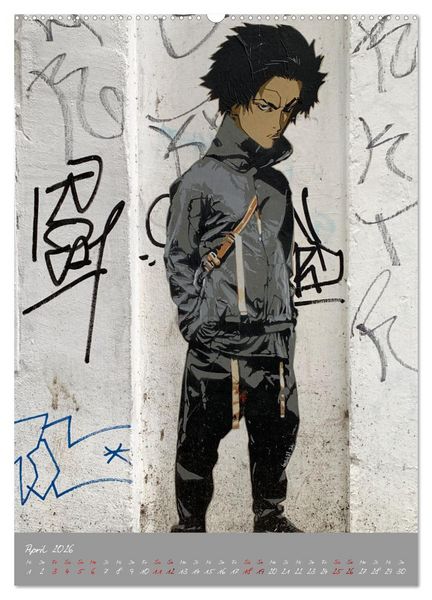 Produktbild: LOVE HAMBURG - STREET ART (Wandkalender 2026 DIN A2 hoch), CALVENDO Monatskalender