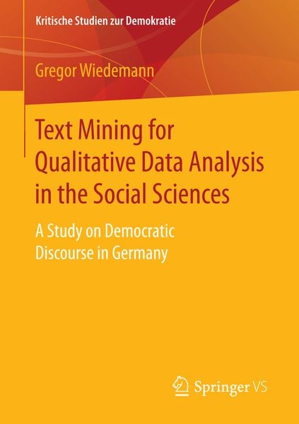 Produktbild: Text Mining for Qualitative Data Analysis in the Social Sciences