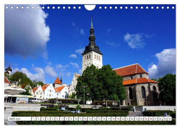 Produktbild: Exploring Tallinn (Wall Calendar 2026 DIN A4 landscape), CALVENDO 12 Month Wall Calendar
