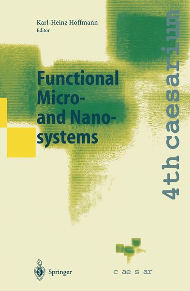 Produktbild: Functional Micro- and Nanosystems