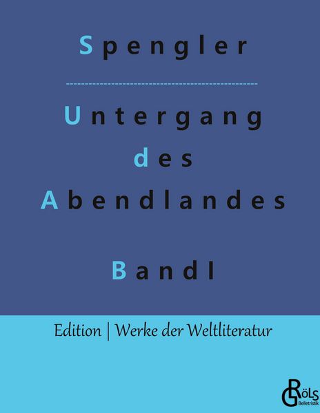 Produktbild: Der Untergang des Abendlandes