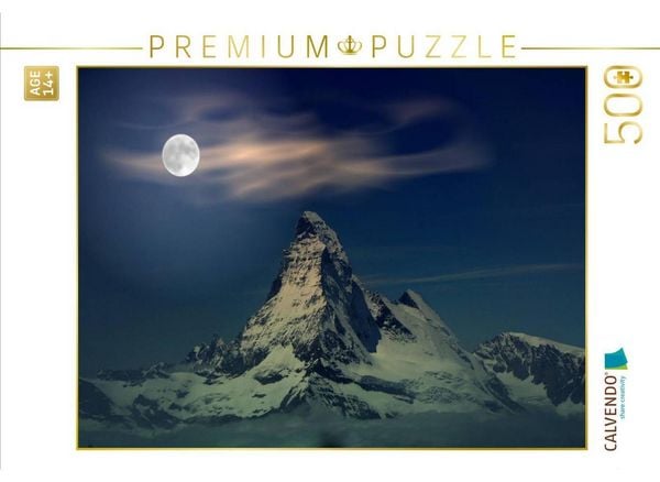 CALVENDO Puzzle Vollmond | 500 Teile Lege-Größe 48 × 36 cm Foto-Puzzle für Erwachsene
