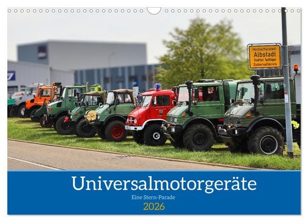 Produktbild: Universalmotorger&auml;te Eine Stern-Parade (Wandkalender 2026 DIN A3 quer), CALVENDO Monatskalender