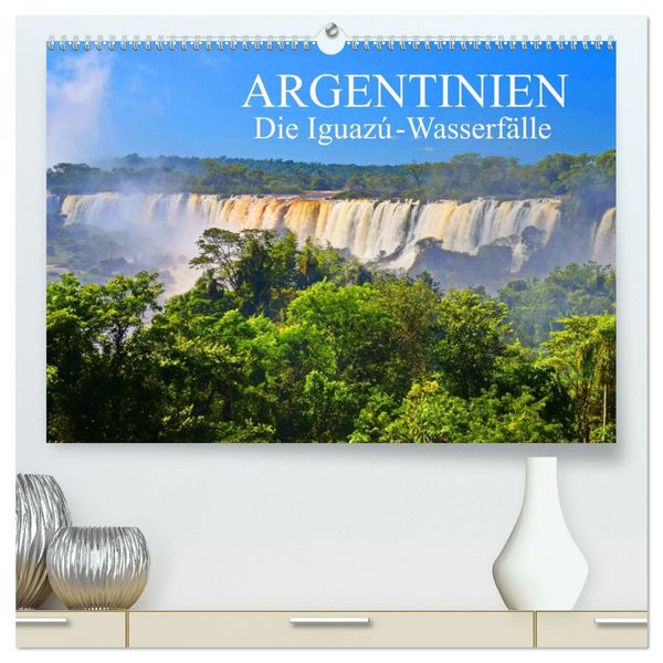 Produktbild: Argentinien. Die Iguaz&uacute;-Wasserf&auml;lle (hochwertiger Premium Wandkalender 2026 DIN A2 quer), Kunstdruck in Hochglanz