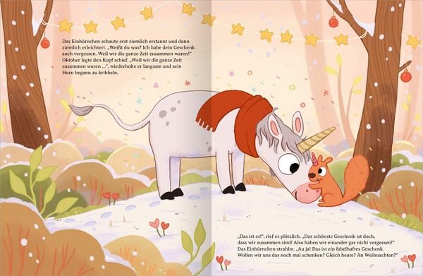 Produktbild: Ein Einhorn namens Oktober feiert Weihnachten