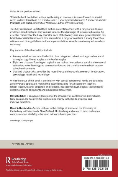 Produktbild: Mitchell, D: What Really Works in Special and Inclusive Educ