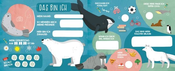 Produktbild: Mein Freundebuch &ndash; Mit &uuml;ber 100 Stickern f&uuml;r kleine Weltentdecker