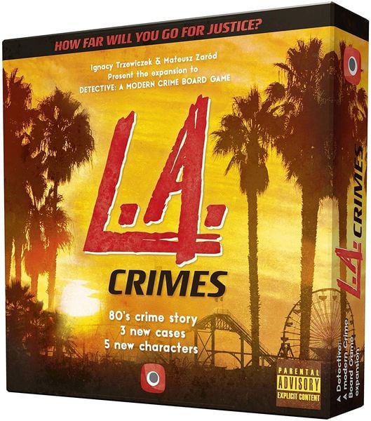 Pegasus POP00380 - Detective  L.A. Crimes, Krimi, Brettspielenglische Ausgabe