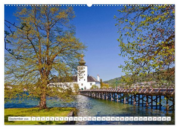 Produktbild: Schau eina in&acute;s Salzkammergut (hochwertiger Premium Wandkalender 2026 DIN A2 quer), Kunstdruck in Hochglanz