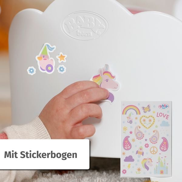 Produktbild: BABY born Regenbogen Bett