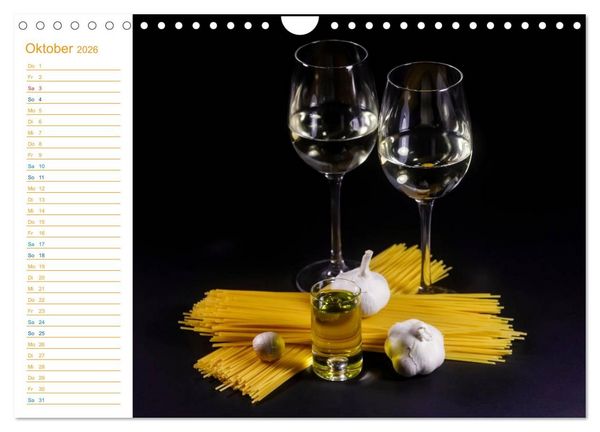 Produktbild: Pasta (Wandkalender 2026 DIN A4 quer), CALVENDO Monatskalender