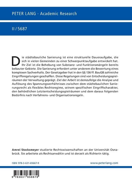 Produktbild: Das st&auml;dtebauliche Sanierungsrecht im Konflikt zwischen Individualinteressen und kommunaler Sanierungst&auml;tigkeit