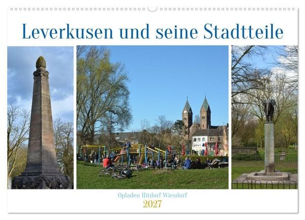 Produktbild: Leverkusen und seine Stadtteile (Wandkalender 2027 DIN A2 quer), CALVENDO Monatskalender