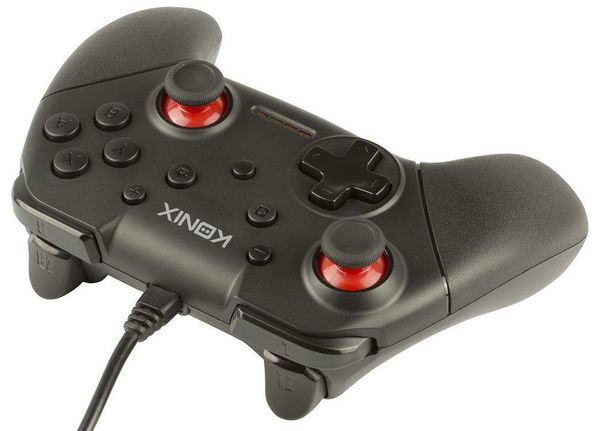 Produktbild: KONIX - Mythics Wired Gamepad - black [NSW/PC]