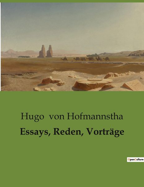 Essays, Reden, Vorträge, Taschenbuch von Hugo Hofmannstha, BoD - Books on Demand, 9791041900503
