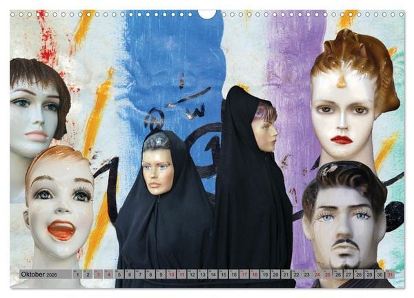 Produktbild: Schaufensterpuppen aus aller Welt (Wandkalender 2026 DIN A3 quer), CALVENDO Monatskalender