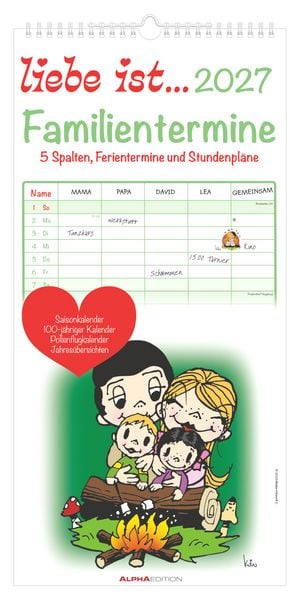 Produktbild: Liebe ist... Familientermine 2027