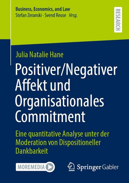 Produktbild: Positiver/Negativer Affekt und Organisationales Commitment