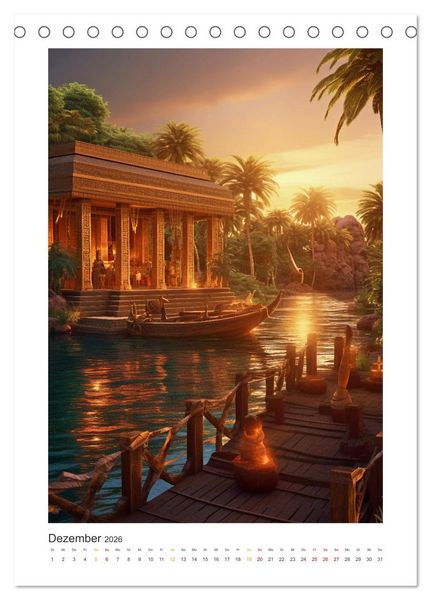 Produktbild: Im alten &Auml;gypten (Tischkalender 2026 DIN A5 hoch), CALVENDO Monatskalender