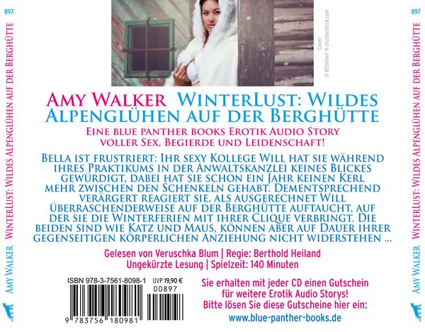 Produktbild: WinterLust: Wildes Alpengl&uuml;hen auf der Bergh&uuml;tte | Erotik Audio Story | Erotisches H&ouml;rbuch 2x Audio-CD