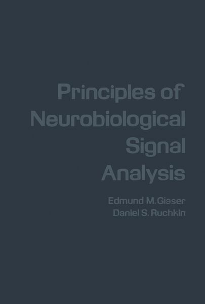 Produktbild: Principles of Neurobiological Signal Analysis