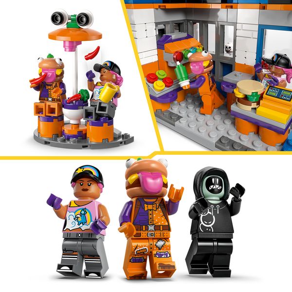 Produktbild: LEGO Fortnite 77076 Durrr Burger Restaurant, Gaming-Geschenk mit Figuren