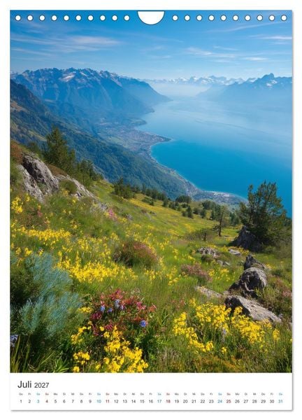 Produktbild: Berge im Wandel (Wandkalender 2027 DIN A4 hoch), CALVENDO Monatskalender