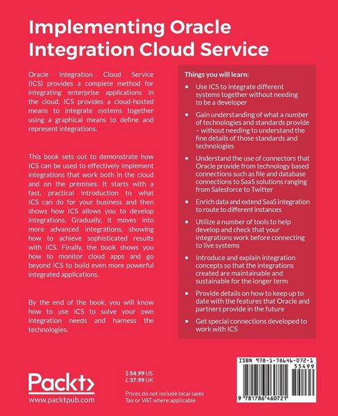Produktbild: Implementing Oracle Integration Cloud Service
