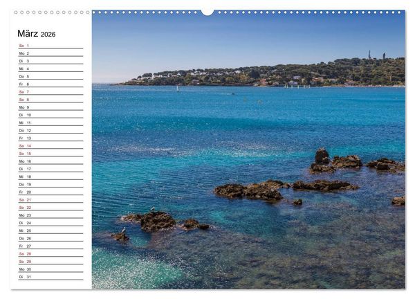 Produktbild: ANTIBES Idyllische Impressionen (Wandkalender 2026 DIN A2 quer), CALVENDO Monatskalender