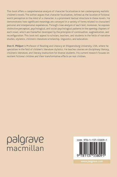 Produktbild: Character Focalization in Children&rsquo;s Novels