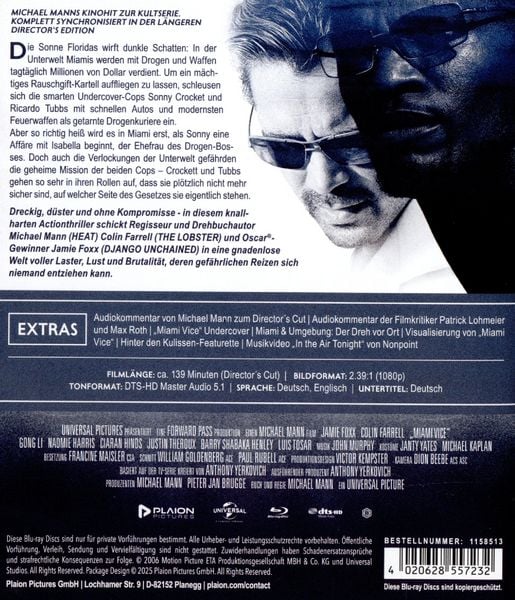 Produktbild: Miami Vice - The Director's Cut