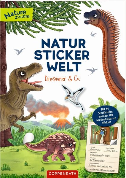 Produktbild: Natur-Stickerwelt - Dinosaurier und Co.