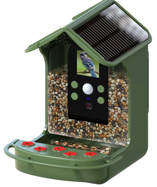Produktbild: Braun Phototechnik Bird Cam 130 Solar Wildkamera mit Futterspender Gr&uuml;n