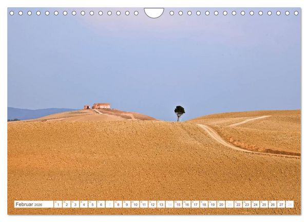 Produktbild: Toskana - Goldene Farben des toskanischen Herbstes (Wandkalender 2026 DIN A4 quer), CALVENDO Monatskalender