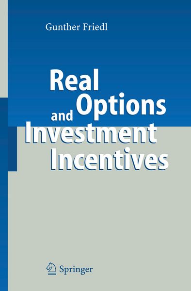 Produktbild: Real Options and Investment Incentives