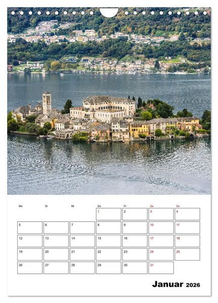 Produktbild: Piemont - Impressionen aus Norditalien (Wandkalender 2026 DIN A4 hoch), CALVENDO Monatskalender