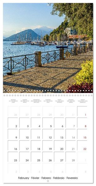 Produktbild: Lake Maggiore - Italian Dreams (Wall Calendar 2026 12 &times; 12 Inch) CALVENDO 12 Month Wall Calendar