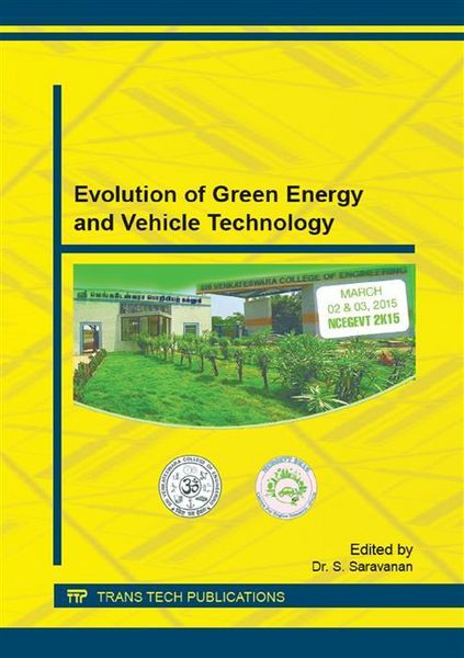 Produktbild: Evolution of Green Energy and Vehicle Technology