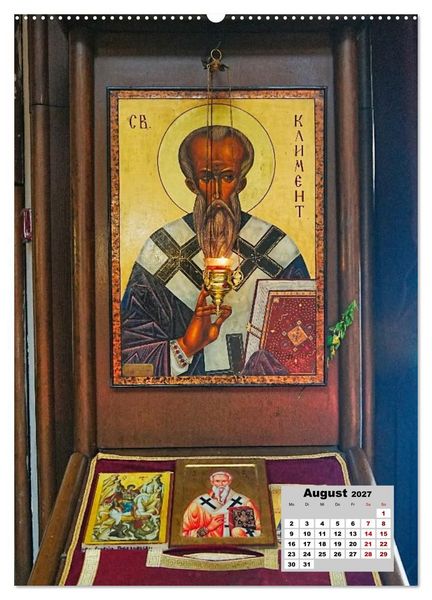 Produktbild: Orthodoxe Kirchen in Nordmazedonien (Wandkalender 2027 DIN A2 hoch), CALVENDO Monatskalender