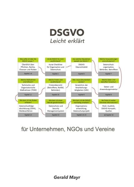 Produktbild: DSGVO leicht erkl&auml;rt