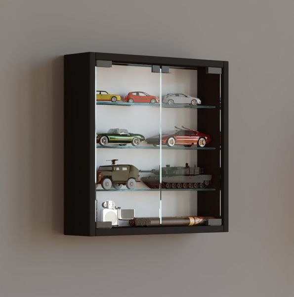 Produktbild: H&auml;ngevitrine Wandvitrine Sammel Deko Mandosa S
